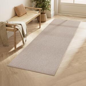 SONGMICS Protišmykový koberec JUTE 80 x 200 cm svetlohnedý