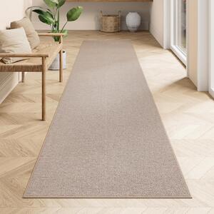 SONGMICS Protišmykový koberec JUTE 80 x 300 cm svetlohnedý
