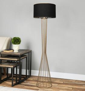 ASIR Stojacia lampa AYD-3078 čierna zlatá