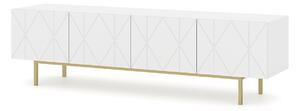 BIM TV stolík KAIRO 180 cm, biely mat
