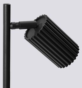 Sollux SL.1586 - Stolná lampa KARBON 1xGU10/10W/230V čierna