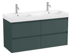 Kúpeľňová skrinka s umývadlom Roca ONA 120x64,5x46 cm zelená mat ONA1202ZZM