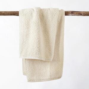 Goldea hotelový froté uterák / osuška bez bordúry - 400g/m2 - prírodný režný 30 x 50 cm