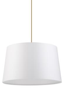 Závesný luster na lanku AIDA 1xE27/60W/230V pr. 35 cm dub/hnedá/biela