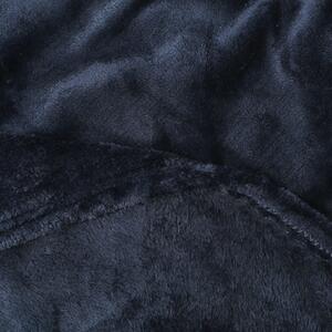 Goldea kvalitná deka z mikrovlákna - atramentovo modrá 200 x 230 cm