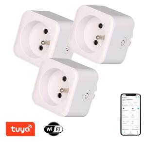 Immax NEO 07762C - SADA 3x Inteligentná zásuvka NEO LITE 3680W/230V/16A Wi-Fi Tuya