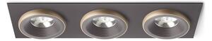 RENDL SHARM SQ III zápustné svietidlo hnedá/perlová zlatá 230V LED 3x10W 24° 3000K R13262