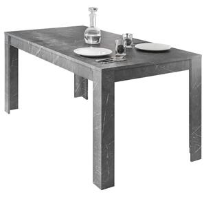 Jedálenský stôl CARRARA 4 čierny mramor