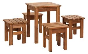 Drevená záhradná zostava PROWOOD z ThermoWood - SET S5 - Samostatný set