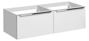 Kúpeľňová skrinka s doskou LEONARDO White D120/1 | 120 cm