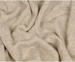 Matex Vlnená deka so strapcami MAORI béžová, 140 x 200 cm