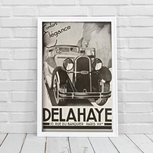 Retro plagát Retro plagát Delahaye Confort Elegance