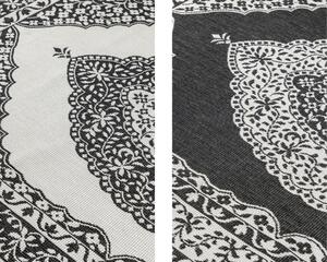 ELLE Decoration koberce Kusový koberec Gemini 106024 Black z kolekcie Elle – na von aj na doma - 80x150 cm