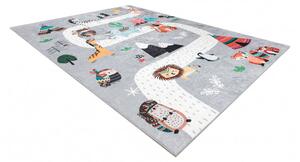 Dywany Łuszczów Detský kusový koberec Bambino 2160 Indian grey - 80x150 cm