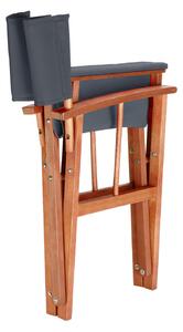 Režisérska drevená stolička Cannes - antracit