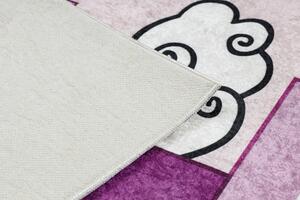Dywany Łuszczów Detský kusový koberec Bambino 2285 Hopscotch pink - 140x190 cm