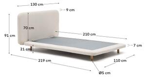 ODUM posteľ Pre matrac 90 x 200 cm