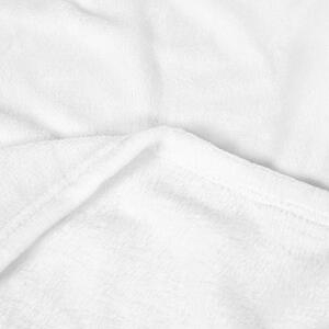 Goldea kvalitná deka z mikrovlákna - biela 150 x 200 cm