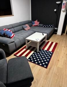 Alfa Carpets Kusový koberec American flag zrkadlovo - 120x170 cm