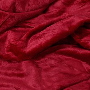 Goldea kvalitná deka z mikrovlákna - tmavo červená 150 x 200 cm