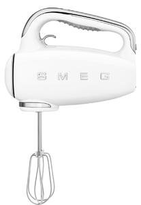 Elektrický ručný mixér Smeg HMF01WHEU / 250 W / lesklá biela