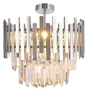 Luster na tyči ASPEN 6xE14/40W/230V matný chróm