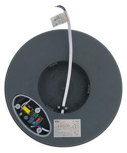 LED stropné svietidlo s pohybovým senzorom LED/20W/230V 3000/4000/6500K IP54 antracit