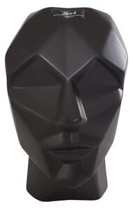 Keramická váza Modern man, Matt Black, 26 cm