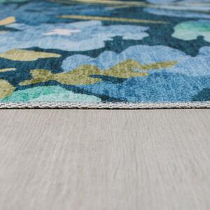 Modrý prateľný koberec 170x120 cm Alyssa - Flair Rugs