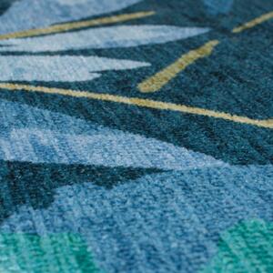 Modrý prateľný koberec 170x120 cm Alyssa - Flair Rugs