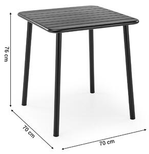 Záhradný stôl Bosco - čierna