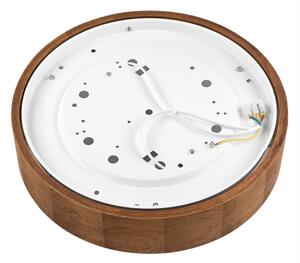 Brilagi - LED RGBW stmievateľné stropné svietidlo CARVALHO 2xE27/9W/230V Wi-Fi dub pr. 37,5