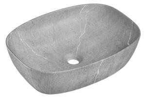 Keramické umývadlo ANNA MH1 | sivá 50 cm