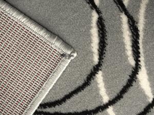 Alfa Carpets Kusový koberec Kruhy grey - 80x150 cm