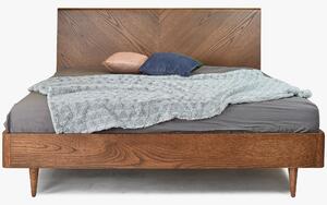 Retro manželská posteľ 180 x 200, Bordo