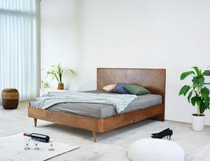 Retro manželská posteľ 180 x 200, Bordo
