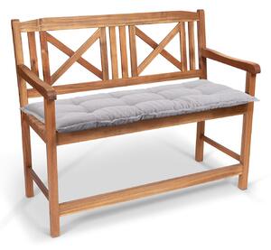 Blumfeldt Naxos, podložka na lavicu, čalúnená podložka, penová výplň, štruktúrovaný polyester, 110 × 7 × 49 cm, 1 × podložka