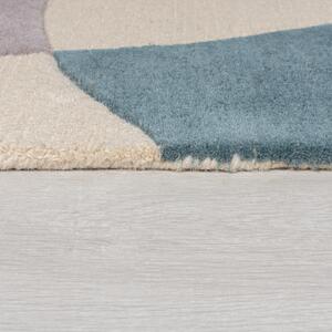 Modro-béžový vlnený koberec 230x160 cm Glow - Flair Rugs
