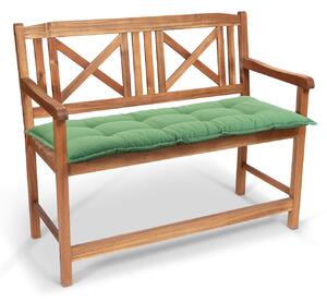 Blumfeldt Naxos, podsedák na lavicu, čalúnená podložka, penová výplň, štruktúrovaný polyester, 110 x 7 x 49 cm, 1 x vankúš
