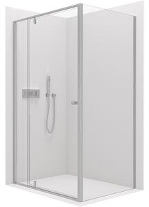 CERANO - Sprchovací kút Santini Ľ/P - chróm, transparentné sklo - 120x80 cm - krídlový