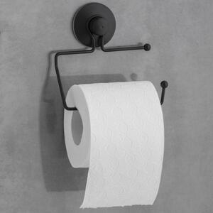 Erga Uchwyt na papier toaletowy czarny na przyssawkę - Yoka