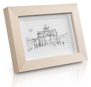 Casa Chic Edinburgh, rám na obrázky, obdĺžnikový, fotky 10 x 15 cm, pasparta, pravé drevo