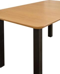 Jedálenský stôl BENEDIKT 2S - olša / čierna