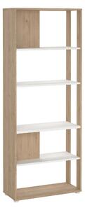 REGÁL, biela, farba duba, 79,6/204,7/34,3 cm MID.YOU - Regály, Online Only