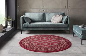 Nouristan - Hanse Home koberce Kruhový koberec Mirkan 104108 Red - 160x160 (priemer) kruh cm