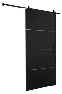 Posuvné dvere RETRO PLUS, 60x205, čierna