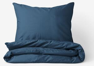 Goldea bavlnené posteľné obliečky - námornícke modré 200 x 200 a 2ks 70 x 90 cm