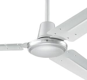Stropný ventilátor Westinghouse Industrial, strieborný, tichý, 142 cm, Hliník / sivá / zinok, Obývacia izba / jedáleň, kov, Moderný