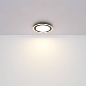 Stropné LED svetlo Davies krištáľový efekt Ø 34 cm