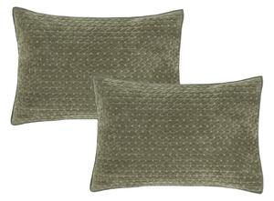 Obliečky na vankúše v súprave 2 ks 50x75 cm Attica Velvet Embroidered – Bianca